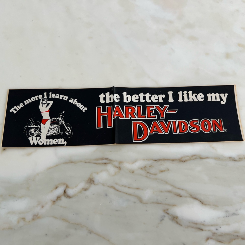 Harley-Davidson The More I Learn About Women The … - image 2